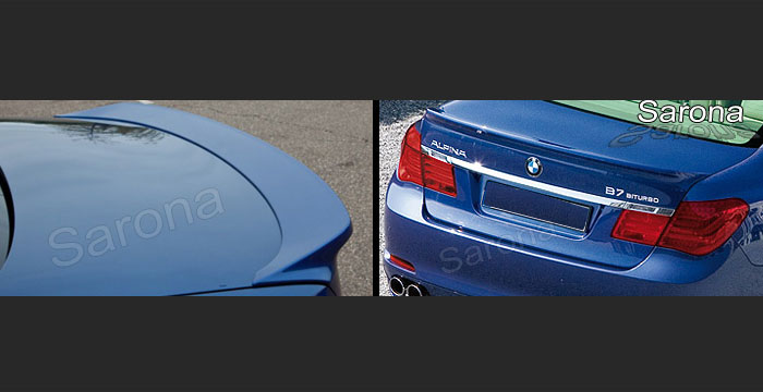 Custom BMW 7 Series Trunk Wing  Sedan (2009 - 2015) - $319.00 (Manufacturer Sarona, Part #BM-061-TW)